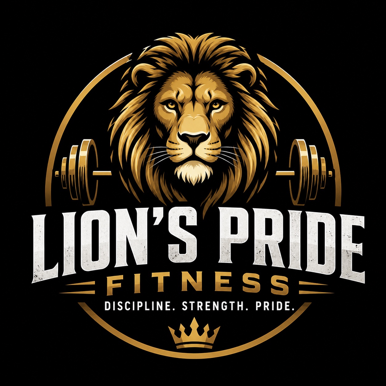Lion's Pride Fitness lion logo