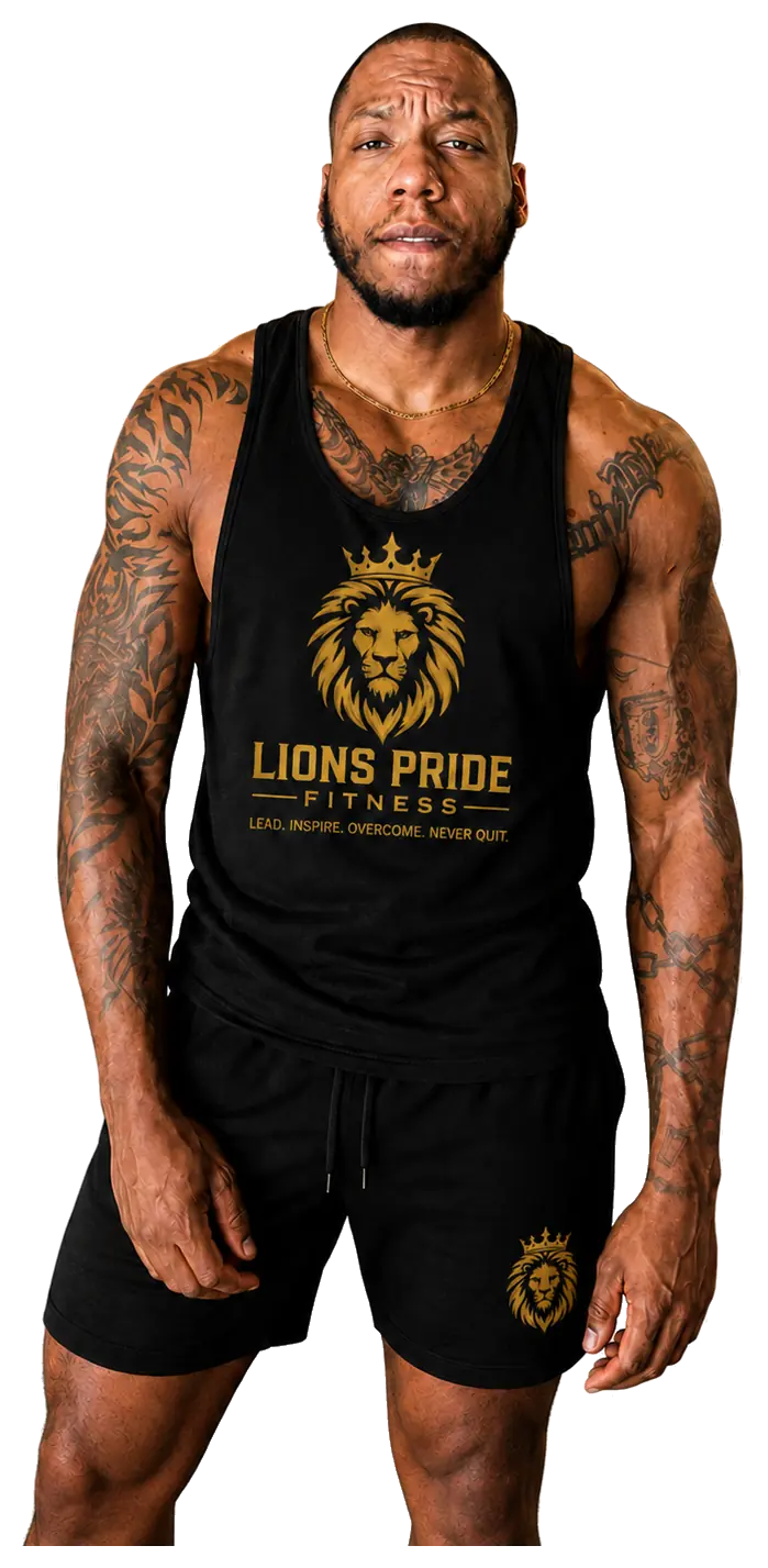 Coach Simba, veteran, Master Fitness Trainer, and founder of Lion's Pride Fitness